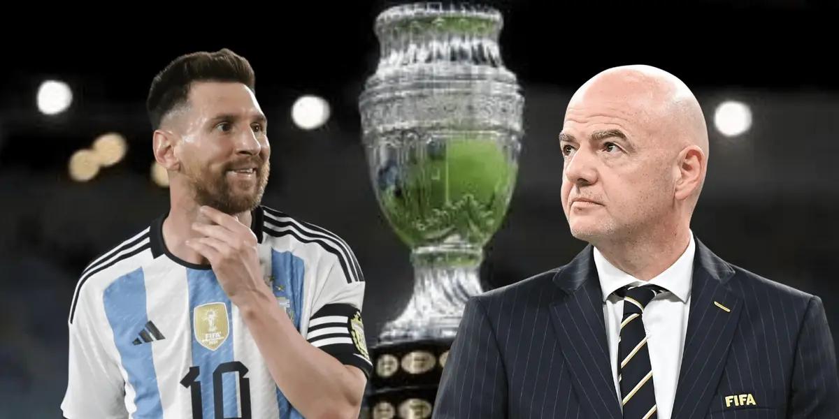 El presidente de la FIFA sueña con ver al astro argentino por varios mundiales más, aunque la Pulga puede cortar con las ilusiones del mandamás con un encuentro más que especial