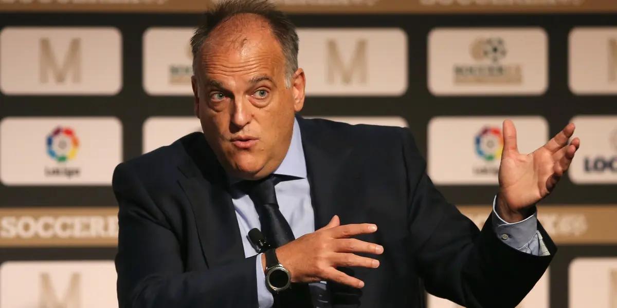 El presidente de La Liga podría poner en graves problemas al equipo Merengue.