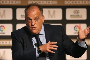 El presidente de La Liga podría poner en graves problemas al equipo Merengue.