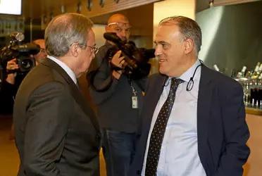 El presidente de La Liga se mostró pesimista sobre las opciones del club azulgrana de fichar al noruego. Pero en cambio, cree que el equipo merengue si puede contratarlo.