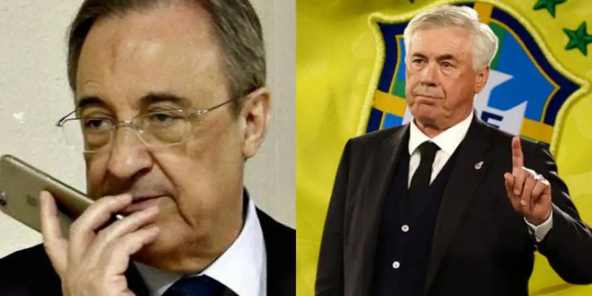 El presidente madridista ya comienza a buscar entrenador para la próxima temporada.