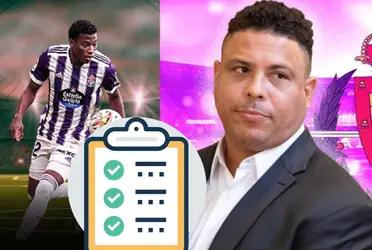 El prometedor futbolista ecuatoriano no habría dado el visto bueno para uno de los futbolistas que estaban en la lista de Ronaldo Nazario.