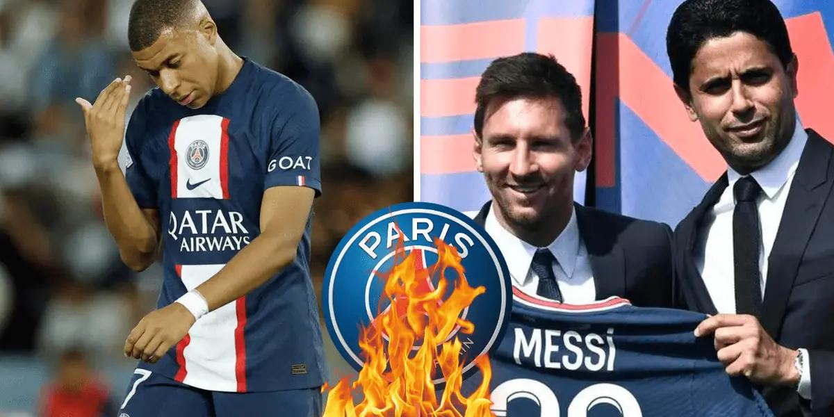 El PSG habría decidido renovarle por una temporada más a Messi y esto le dolería a Mbappé.