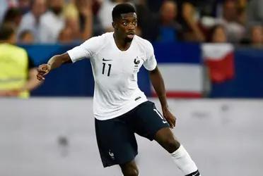 El puntero derecho del cuadro catalán no fue gravitante, pero colaboró con una asistencia en el 3er gol francés.