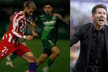 El quipo del Cholo Simeone derrotó por 3 a 1 al Deportivo Arenteiro en condición de visita con un doblete de Ferreira Carrasco.