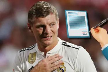 El Real Madrid considera a Toni Kroos una pieza fundamental, por lo que no quieren que se retire pronto