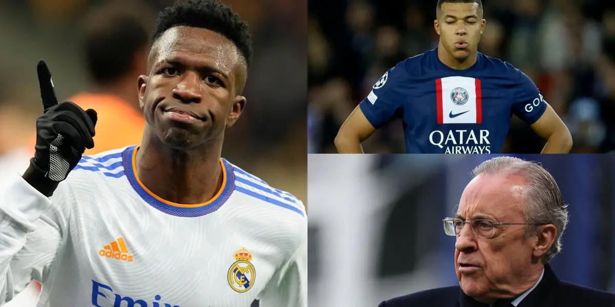 El Real Madrid decide traicionar a Kylian Mbappé y Vinicius Júnior se relame.