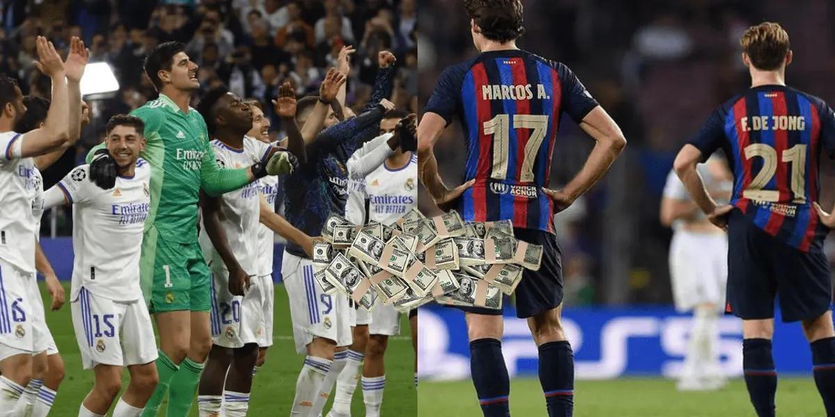 El Real Madrid ganará una millonada por el desastre de Barcelona.