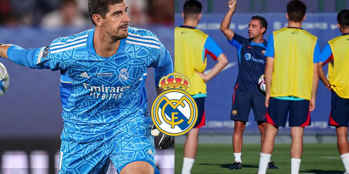 El Real Madrid quiere si o si a Courtois custodiando la valla ante Barcelona.