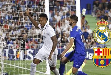 El Real Madrid se impuso por 1-0 ante Getafe y obliga al Barcelona a ganar contra Celta de Vigo.