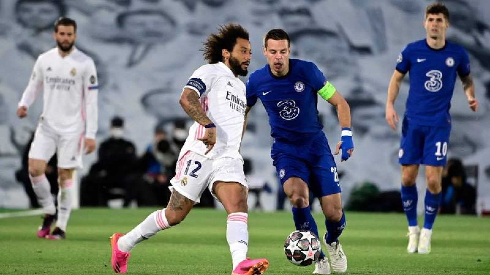 El Real Madrid se impuso en el partido de IDA por tres a uno ante el Chelsea FC. A continuación, las estadísticas del partido.