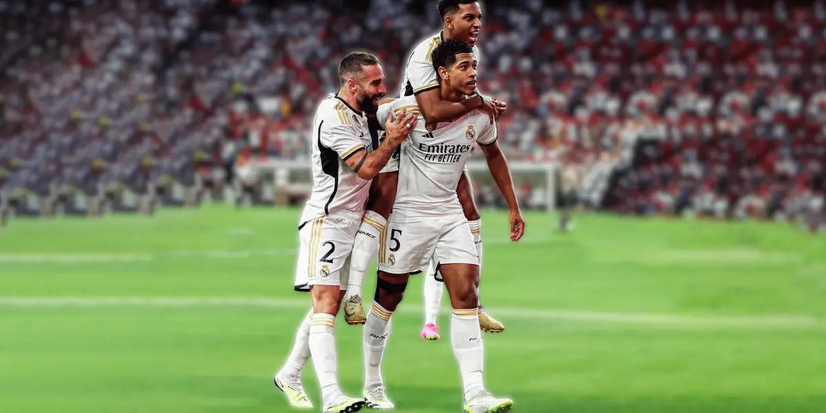 El Real Madrid se quedó con una victoria contundente ante el Manchester United con goles de Jude Bellingham y Joselú