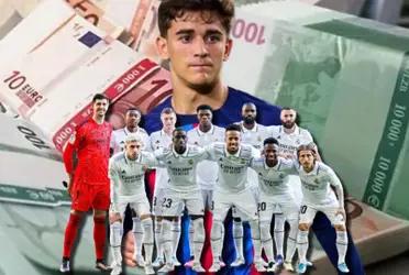 El Real Madrid tasó en 1 billón de euros a este jugador, superando por lejos a Gavi del FC Barcelona
