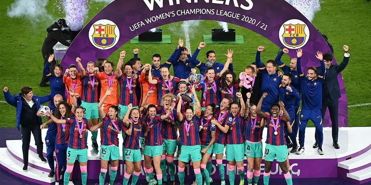 El representativo blaugrana tuvo su primer logro en la competencia más importante del fútbol femenino en la pasada temporada. Se convirtió en el primer club en vencer en las Champions Masculina y Femenina.