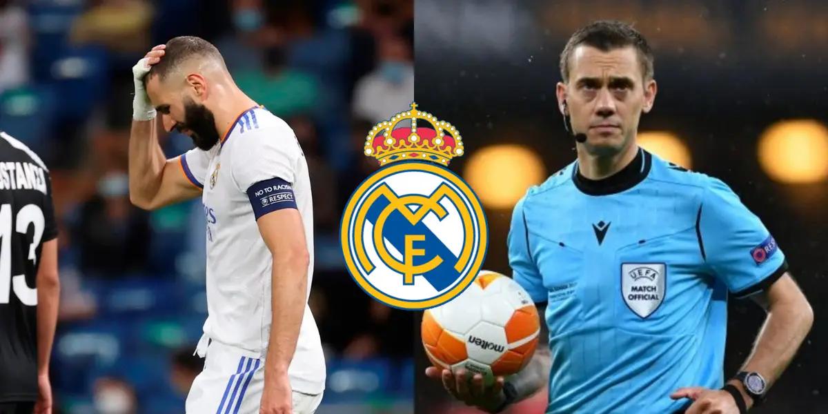 El Rey de Europa pudo ponerse en ventaja, tras el gol de Karim Benzema, pero el árbitro tuvo una decisión polémica