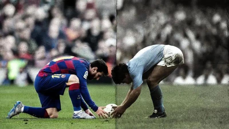 El rosarino y capitán del FC Barcelona haría sentir orgulloso al astro argentino.