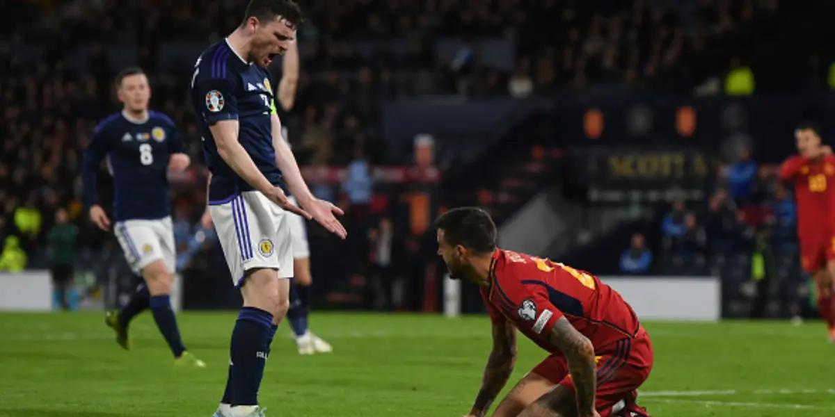 El seleccionado español ha caído duramente en tierras escocesas.