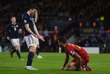 El seleccionado español ha caído duramente en tierras escocesas.