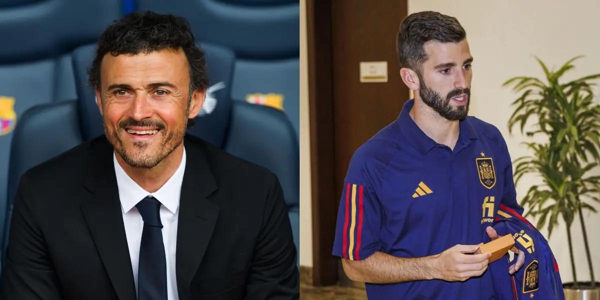 El seleccionador de España ya no sabe cómo ocultar su trato diferencial con los futbolistas del Barcelona.