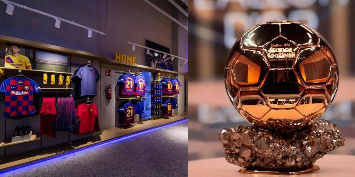 El sudamericano lo dejó en el museo del equipo catalán para que lo puedan apreciar.