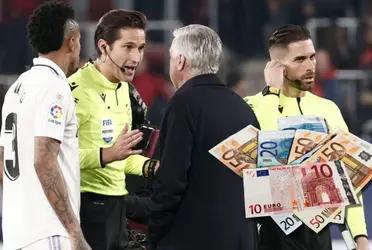 El sueldo de un referí en España es bastante alto, mejor de lo que pagan algunos equipos de LaLiga