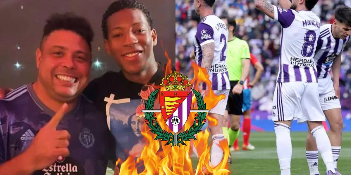 El supuesto favoritismo de Ronaldo con Plata rompería el vestuario del Valladolid.