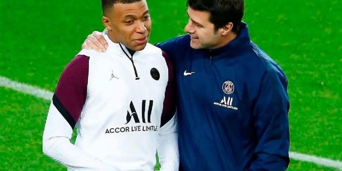 El técnico argentino mantuvo una curiosa charla con el futbolista francés.