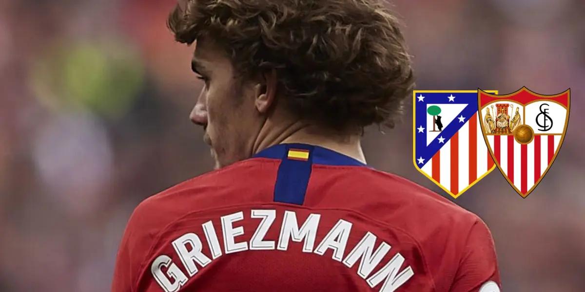El técnico argentino movió fichas en el 65' y sacó del campo a Griezmann