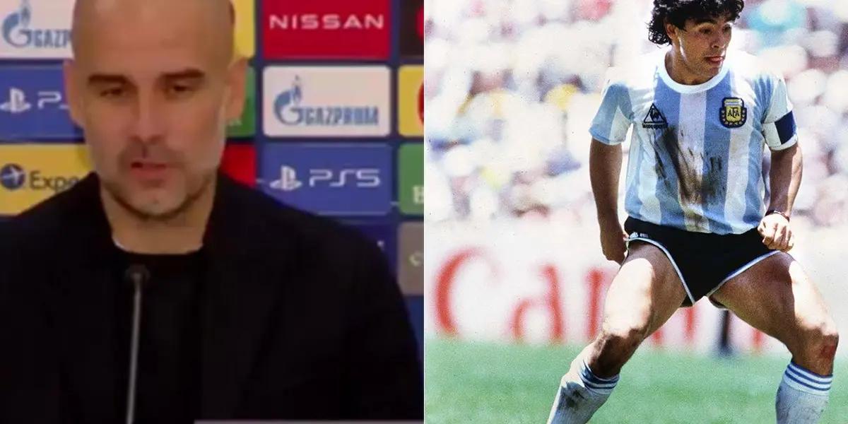 El técnico catalán dedicó unas palabras a Diego tras su fallecimiento