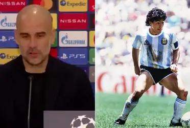 El técnico catalán dedicó unas palabras a Diego tras su fallecimiento