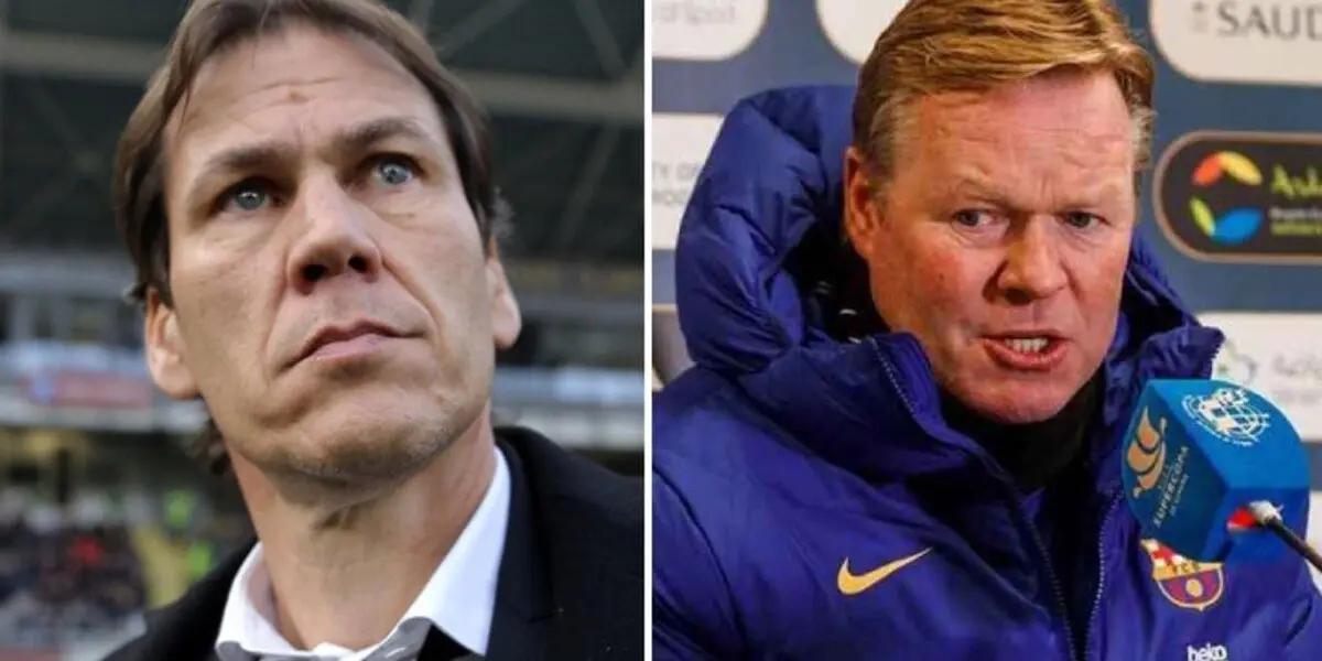 El técnico del Barca le respondió a Rudi García.