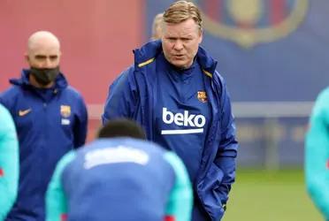 El técnico del Barca se reunió con el presidente del club.