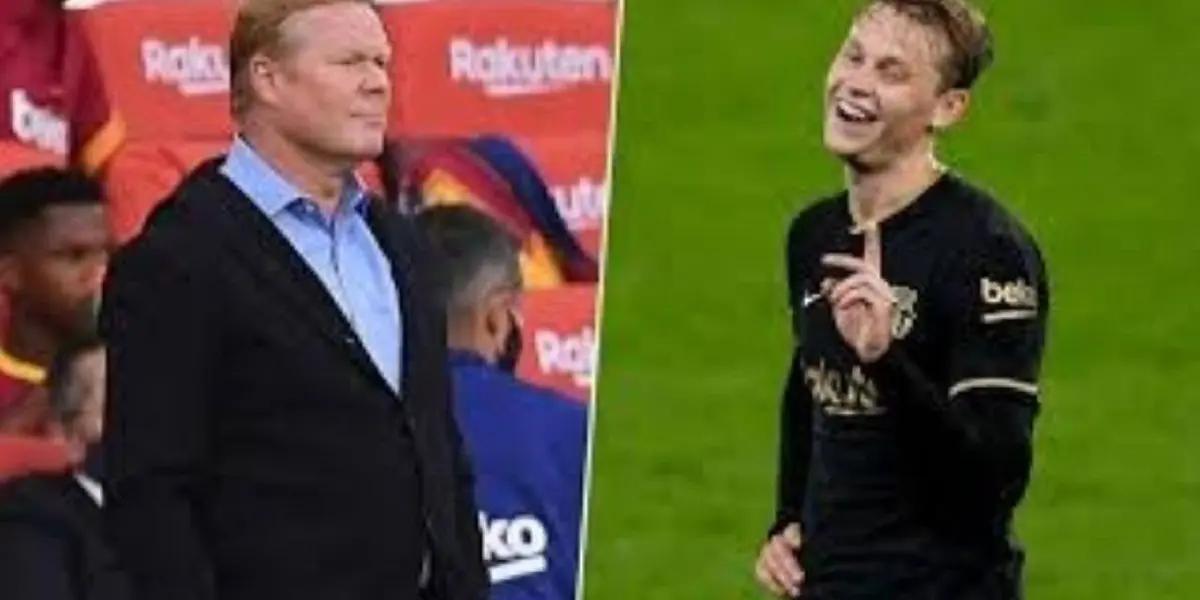 El técnico del Barca tuvo gratas palabras para con De Jong.