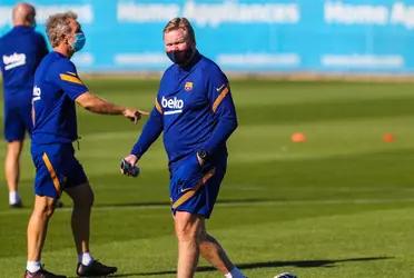 El técnico del Barcelona anunció el acuerdo para la rebaja de su salario.