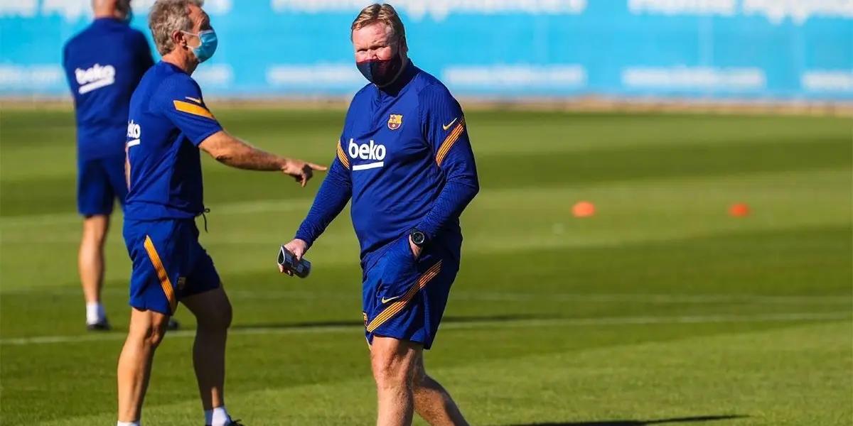 El técnico del Barcelona anunció el acuerdo para la rebaja de su salario.