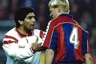 El técnico del Barcelona contó en conferencia de prensa un divertido momento junto a Diego.