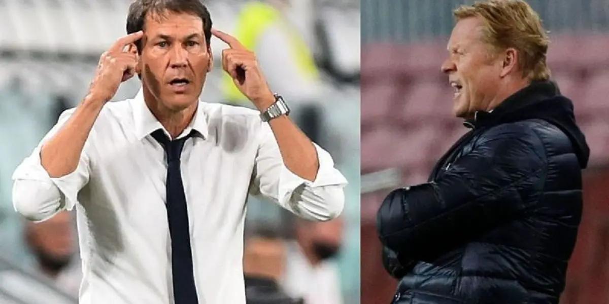 El técnico del Lyon fue muy duro para con su par del Barca.