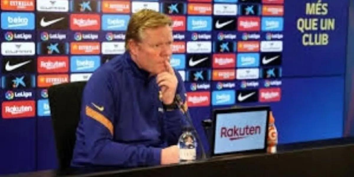 El técnico holandés se refirió al posible fichaje de Eric García.