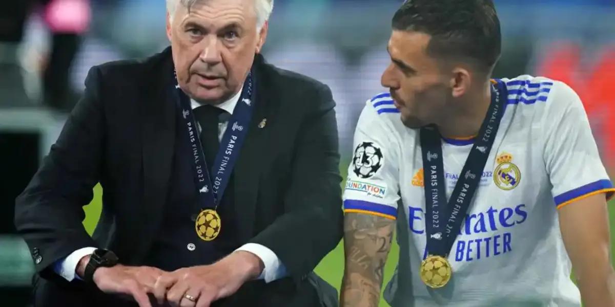 El técnico italiano quitó a Ceballos del campo después de hacer la falta a Foden