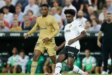 El Valencia y Barcelona empatan 0 a 0 al comienzo de la parte complementaria