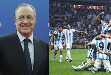 El volante argentino Enzo Fernández fue elegido el mejor jugador de la final y ahora Florentino Pérez estaría dispuesto a pagar algo más de 100 millones de euros por él.