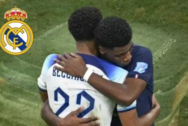 El volante merengue tuvo un encuentro después del partido con el inglés y habría tratado de convencerlo para que firme por el Madrid.