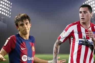 El zaguero uruguayo tuvo una fuerte discusión ante el luso en Montjuic y luego de ser reemplazado sufrió un incidente que lo dejó fuera de las canchas