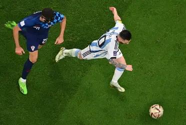 Empezó muy bien el partido pero quedó retratado por el capitán de la Selección Argentina.