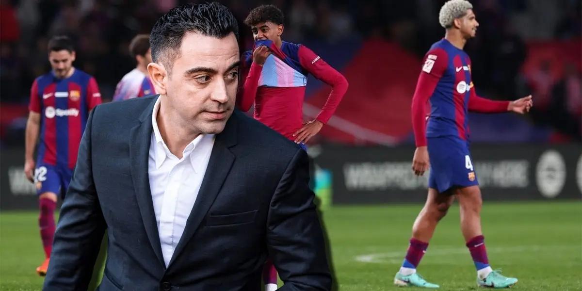 Empiezan a aparecer los problemas para Xavi Hernández en el FC Barcelona, ya ni sus jugadores lo respetan