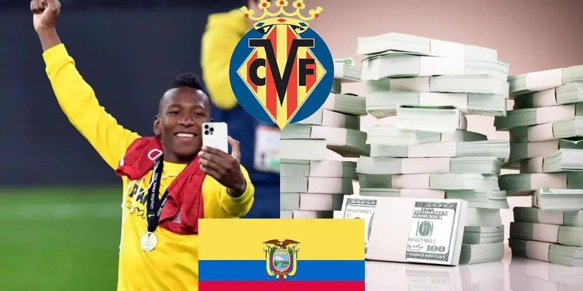 En caso de que el Villareal finalmente venda a Pervis Estupiñán en 20 millones de euros, habría equipos dispuestos a pagar esta cifra, el lateral ecuatoriano ganaría automáticamente 2 millones de euros por la tranferencia.