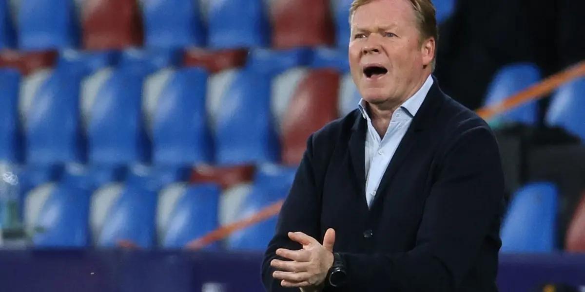 En conferencia de prensa esta mañana, el entrenador holandés dejo una frase muy mítica en el club imitando a su compatriota Van Gaal, el día que se fue del FC Barcelona. Nos querrá estar diciendo algo Ronald con esta declaración sobre una posible salida.