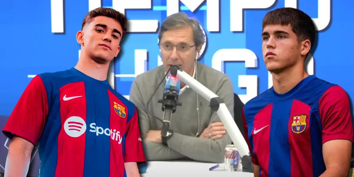 En COPE tildaron de teatrero en el Barça a Cubarsí y mira cómo lo defendió Gavi