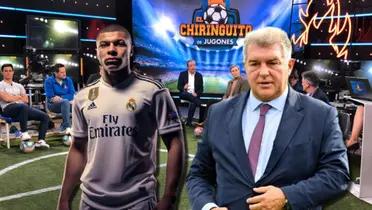 En El Chiringuito cerraron la boca a Laporta por decir que Mbappé dañará al Madrid