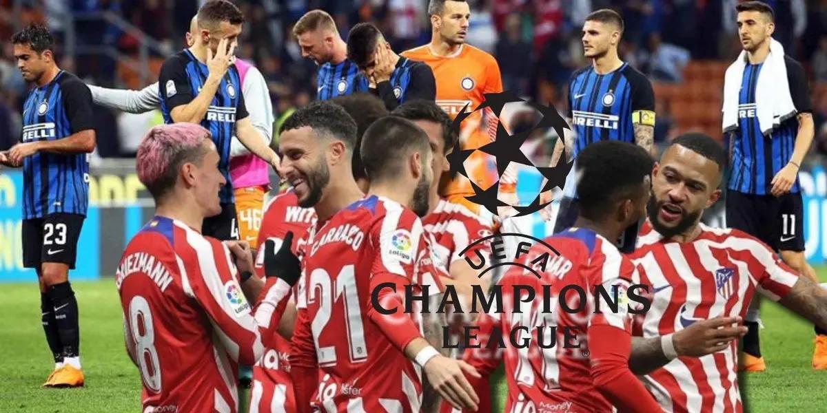 En el entorno del Atlético de Madrid hay motivos para creer que el Inter de Milán es un club accesible y pueden pasar a cuartos en Champions